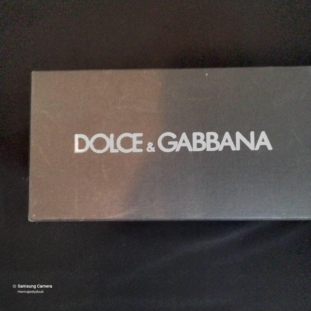 Dolce & Gabbana Empty Velvet Sunglass Case & Gift Box Nice Used Condition